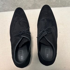 ASOS Men's Black Suede Oxfords